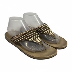 FitFlop Lulu Weave Sandals – Black – Size 8.5, style F82-090